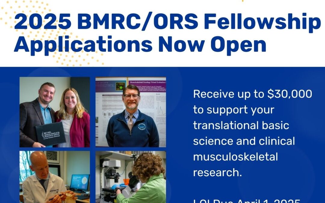 2025 BMRC/ORS Fellowship – Apply Today!